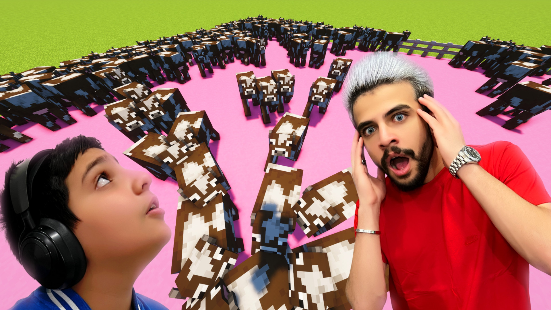 چالش قتل عام گاو ماینکرفت با ع...