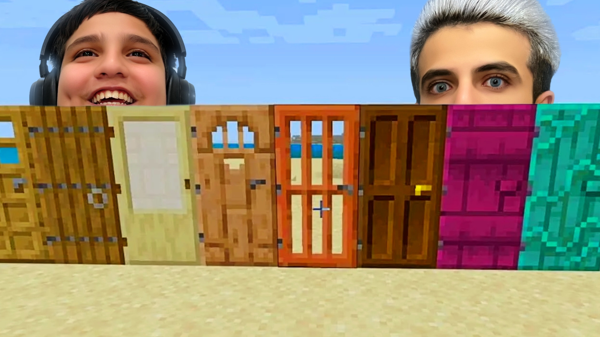 چالش درب فیک ماینکرفت با علی !...