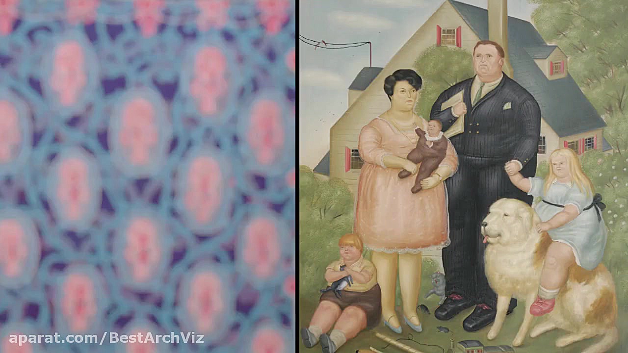 انیمیشن معماری Latin American...