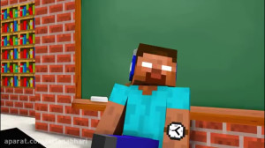 انیمیشن ماینکرافت مدرسه هیولاه...