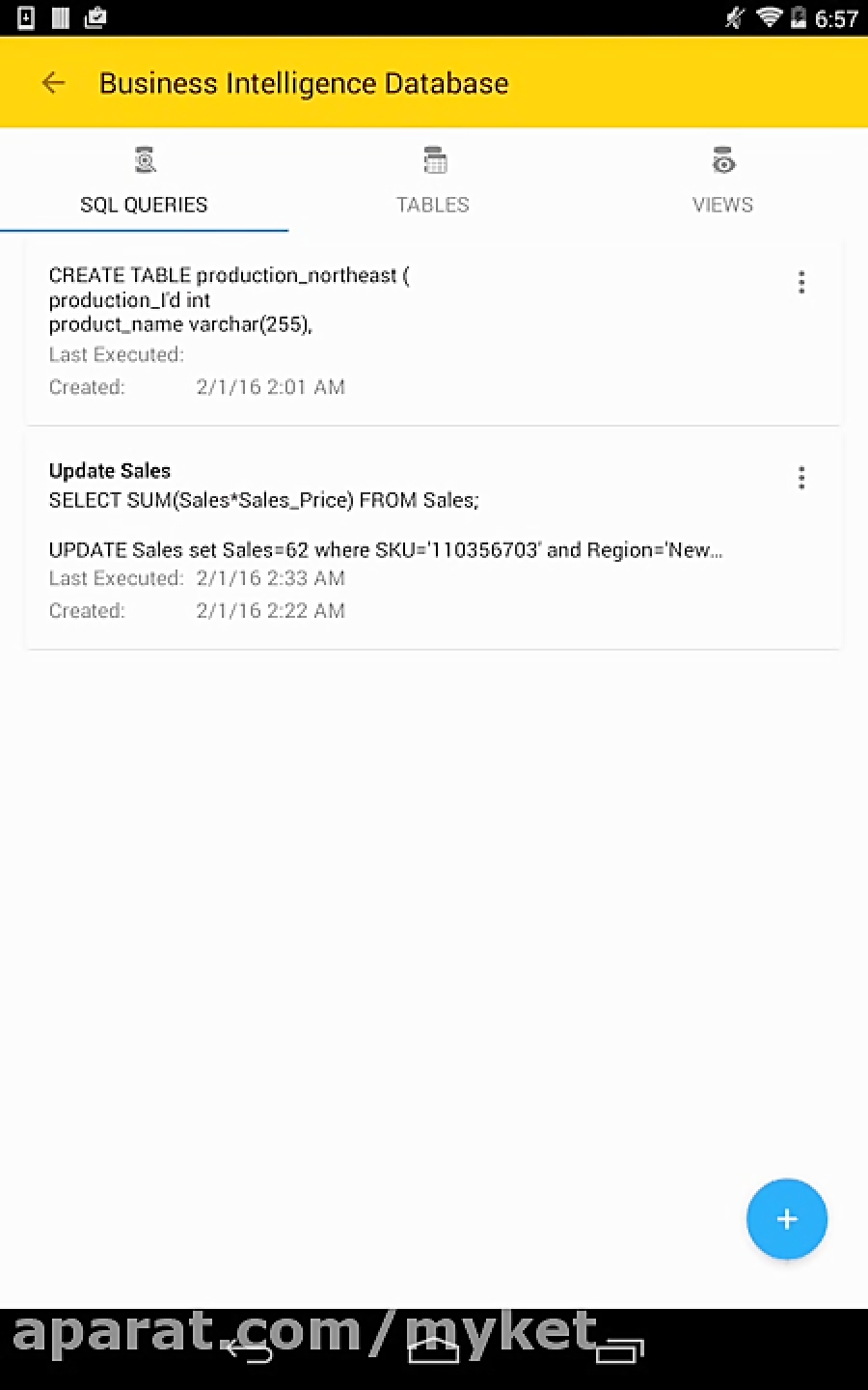 SQL Client for Android