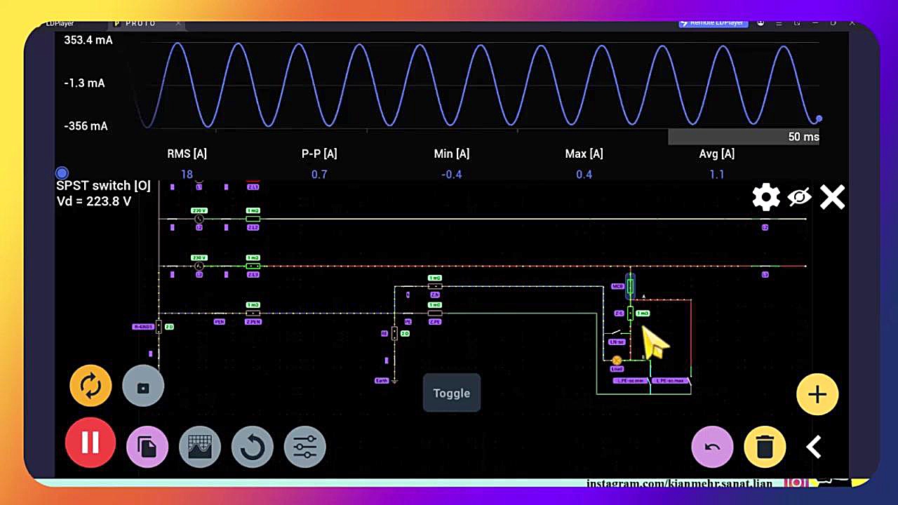 تست و تحویل تاسیسات برقی(انداز...