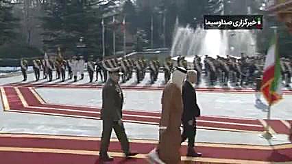 ️استقبال رسمی پزشکیان از امیر...