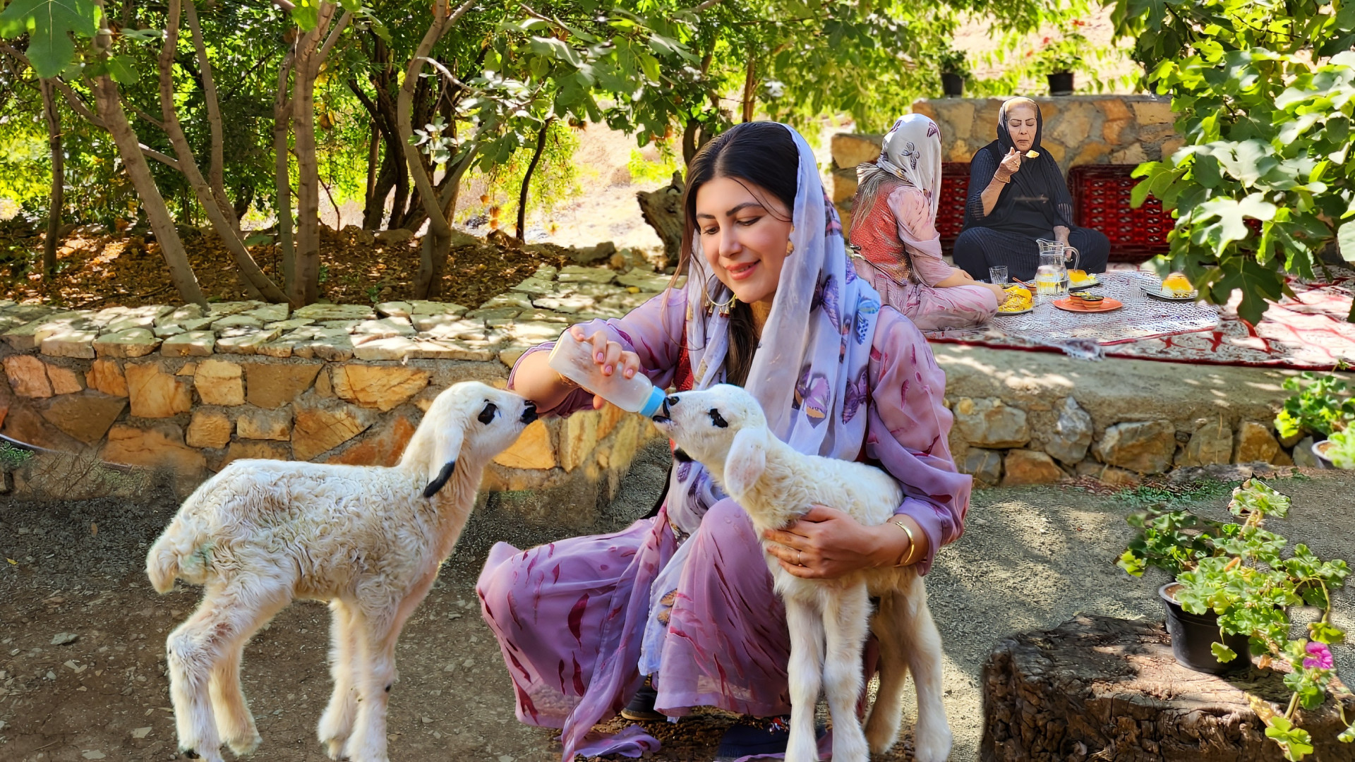 زندگی روستایی! پخت بریانی اصیل...