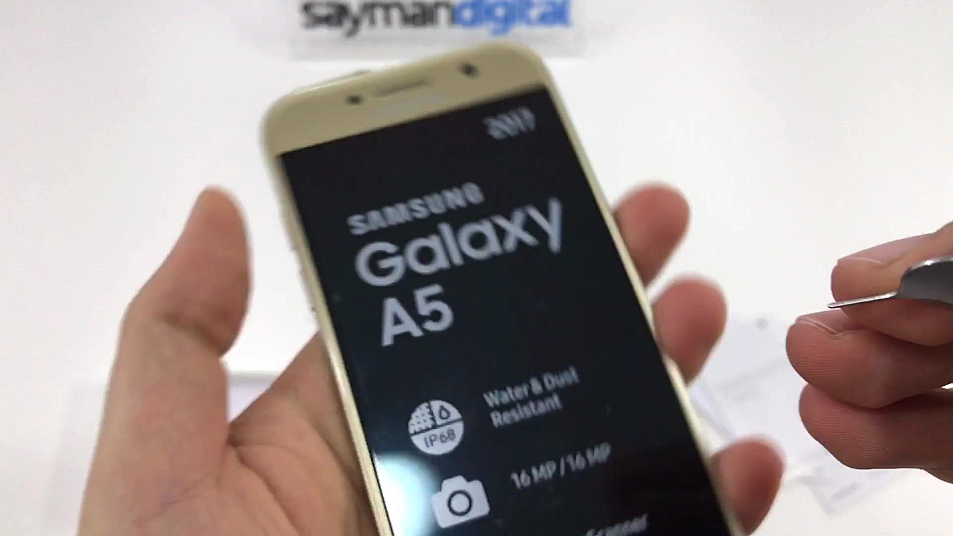 آنباکس Galaxy A5 2017