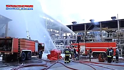 ️ویدیویی از تلاش آتش نشانان بر...