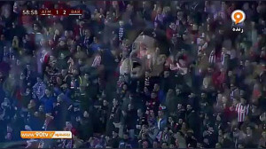 گل اول اتلتیکومادرید به بارسلو...