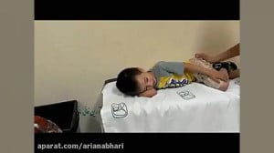 پسر شجاع و آمپول در بیمارستان...