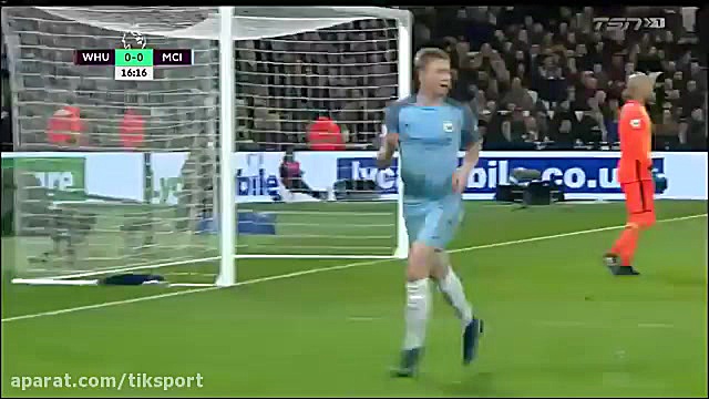 منچسترسیتی 4  وستهام 0