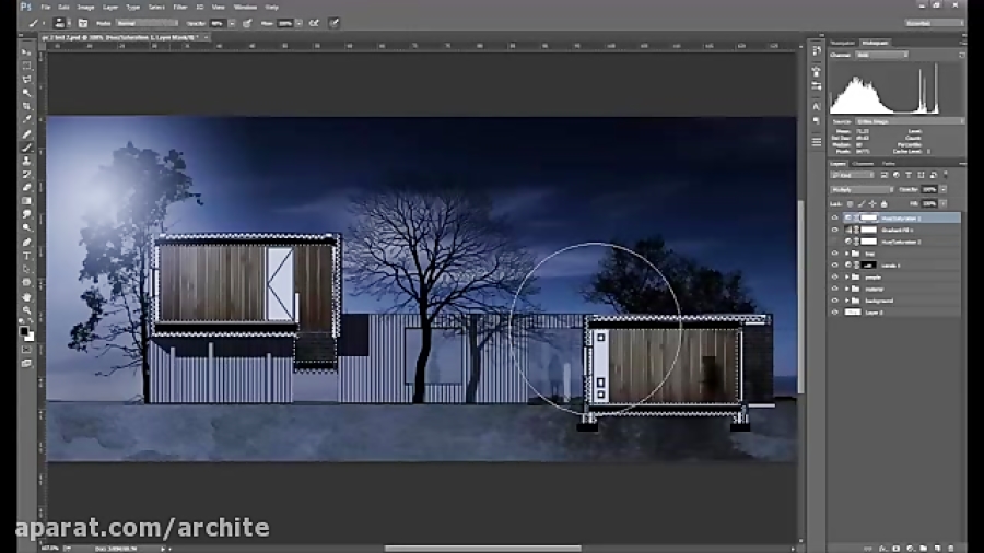 نحوه پرزنت مقطع در فتوشاپ