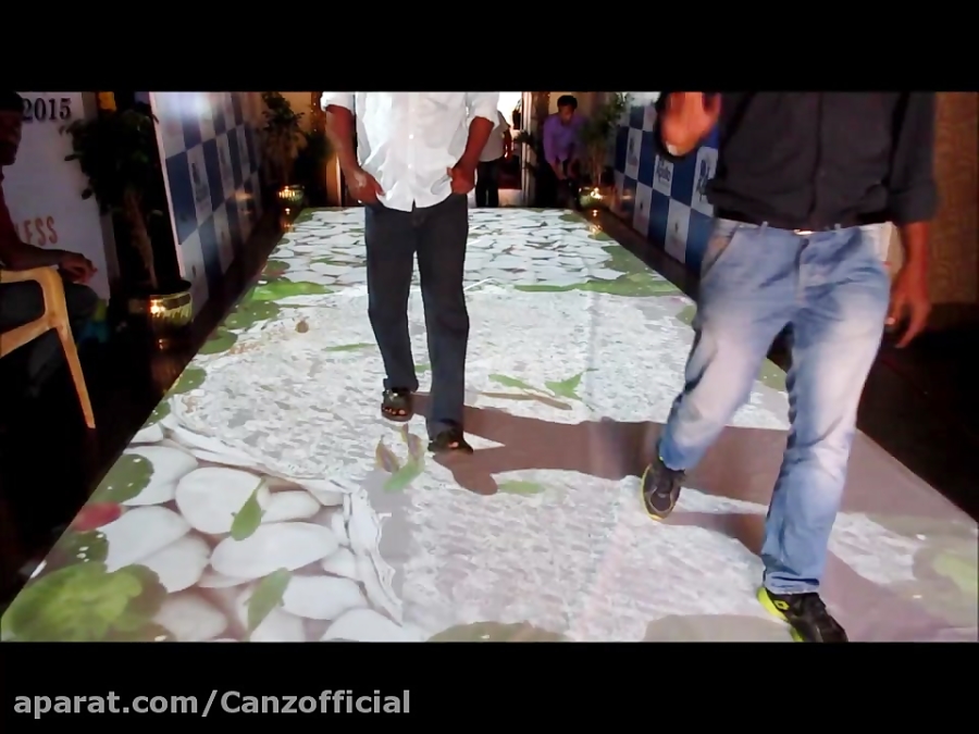 A INTERACTIVE FLOOR PROJECTION...