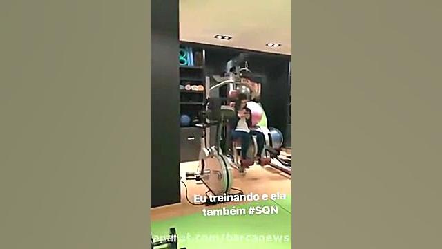 تمرین بدنسازی نیمار جونیور