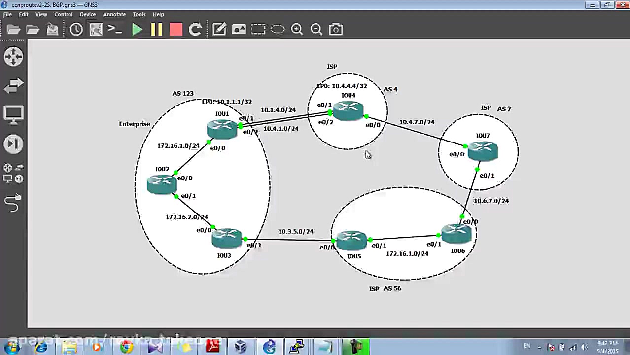 ccnp Route v2_13.3. BGP Network Injection