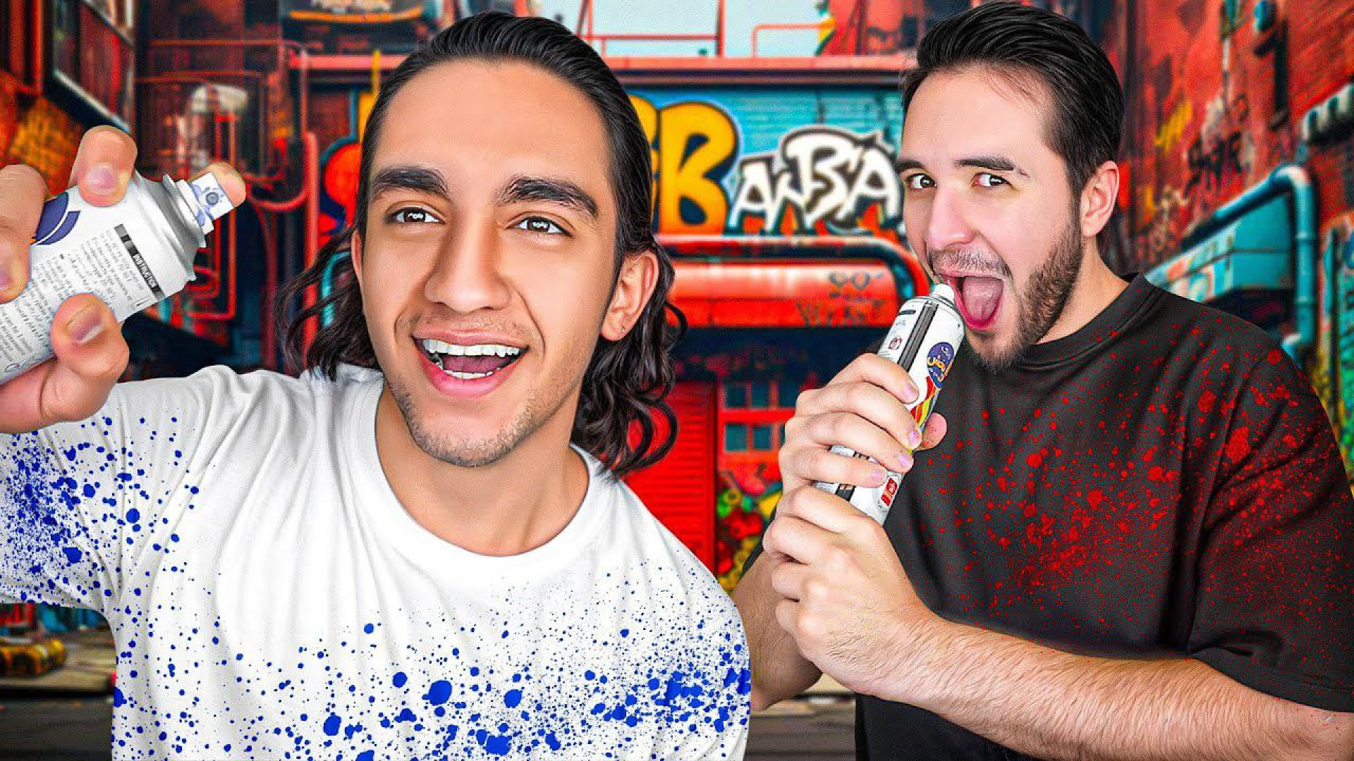 رفتیم رو دیوار گرافیتی خفن زدی...