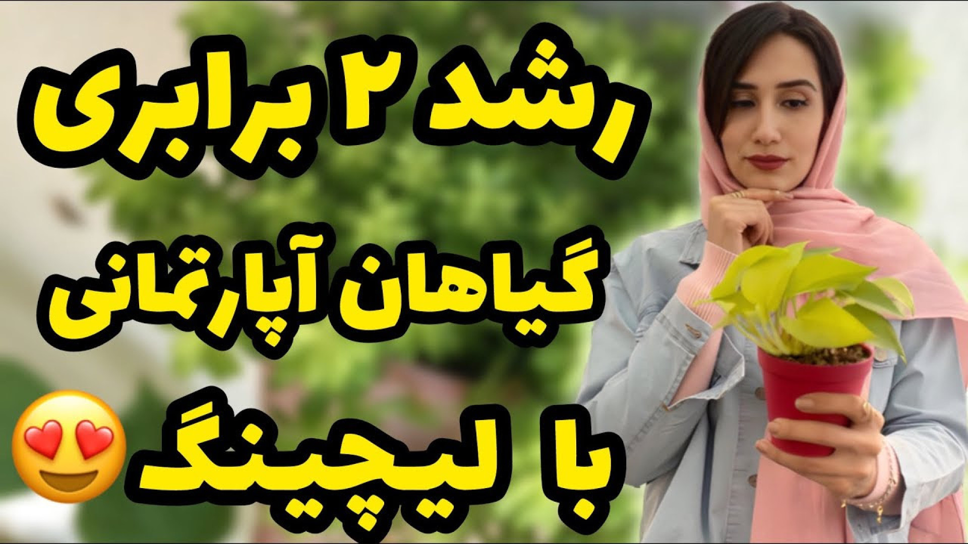 رشد ۲ برابری گیاهان آپارتمانی...