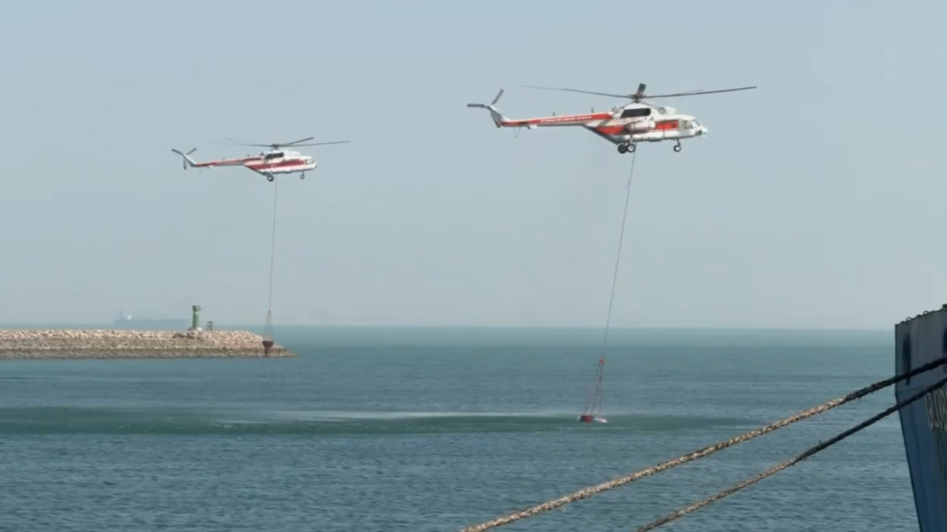 تصاویری از عملیات بالگردها برا...