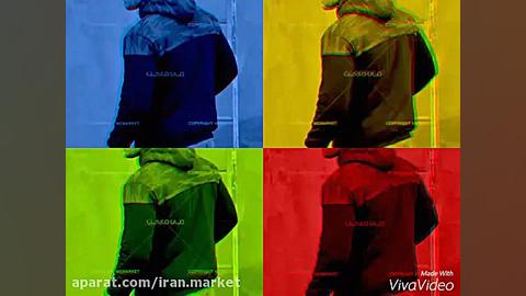 كاپشن مردانه چریكی(سرمه ای)