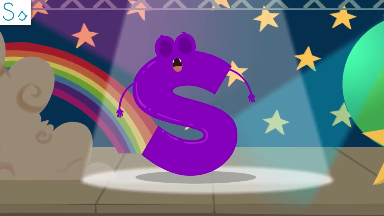 Learning letters. The letter S with Shay the Snake - Phonics For Kids