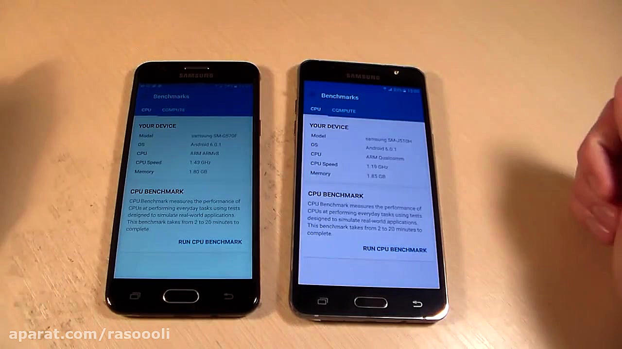 مقایسه Samsung J5 Prime در برا...