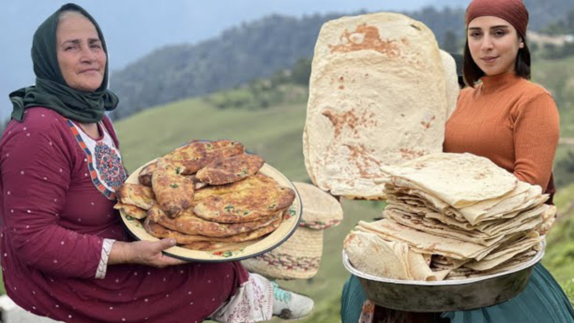 نان کلانه از ارتفاعات کوهستان...