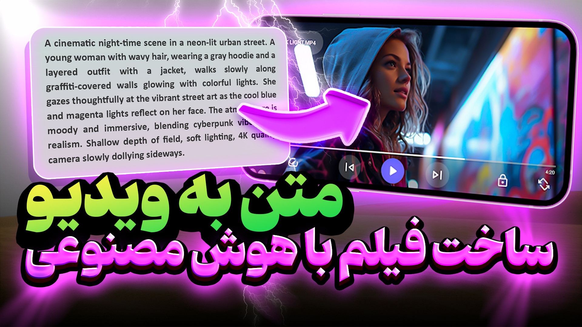 ساخت ویدیو با هوش مصنوعی به زب...