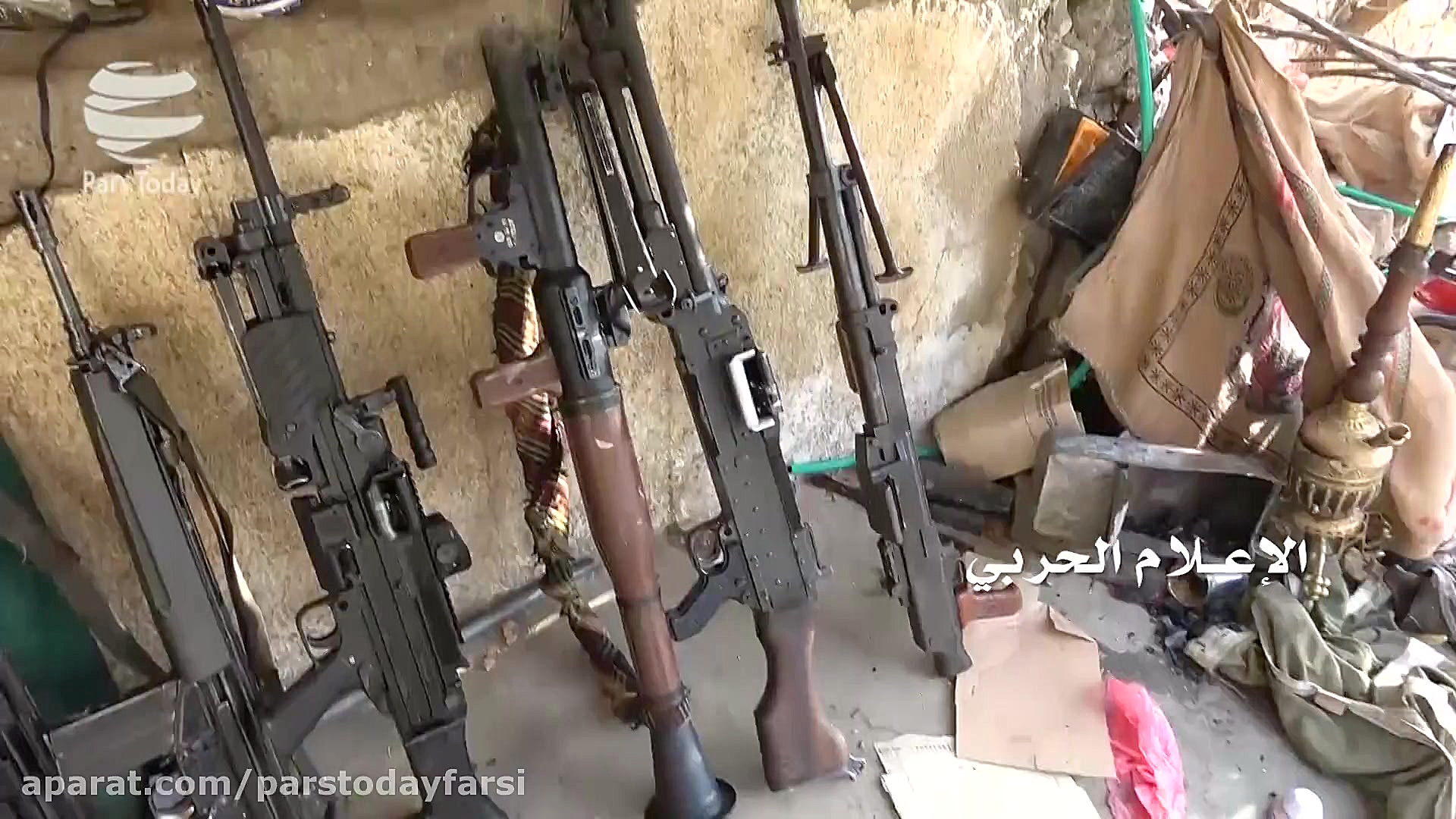 انهدام خودروهای مزدوران سعودی...