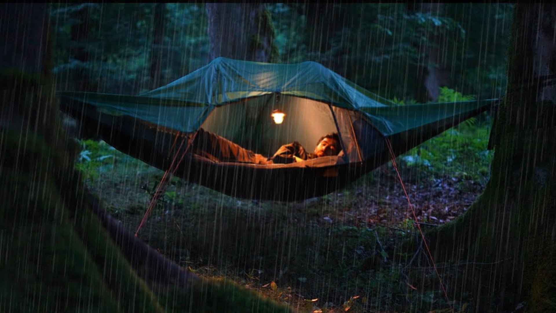 کمپینگ با چادر درختی در چالش ط...