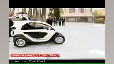 فیلم رانندگی روحانی و وزیر اطل...