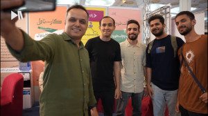حضور حمید محمدی در غرفه رادیو...