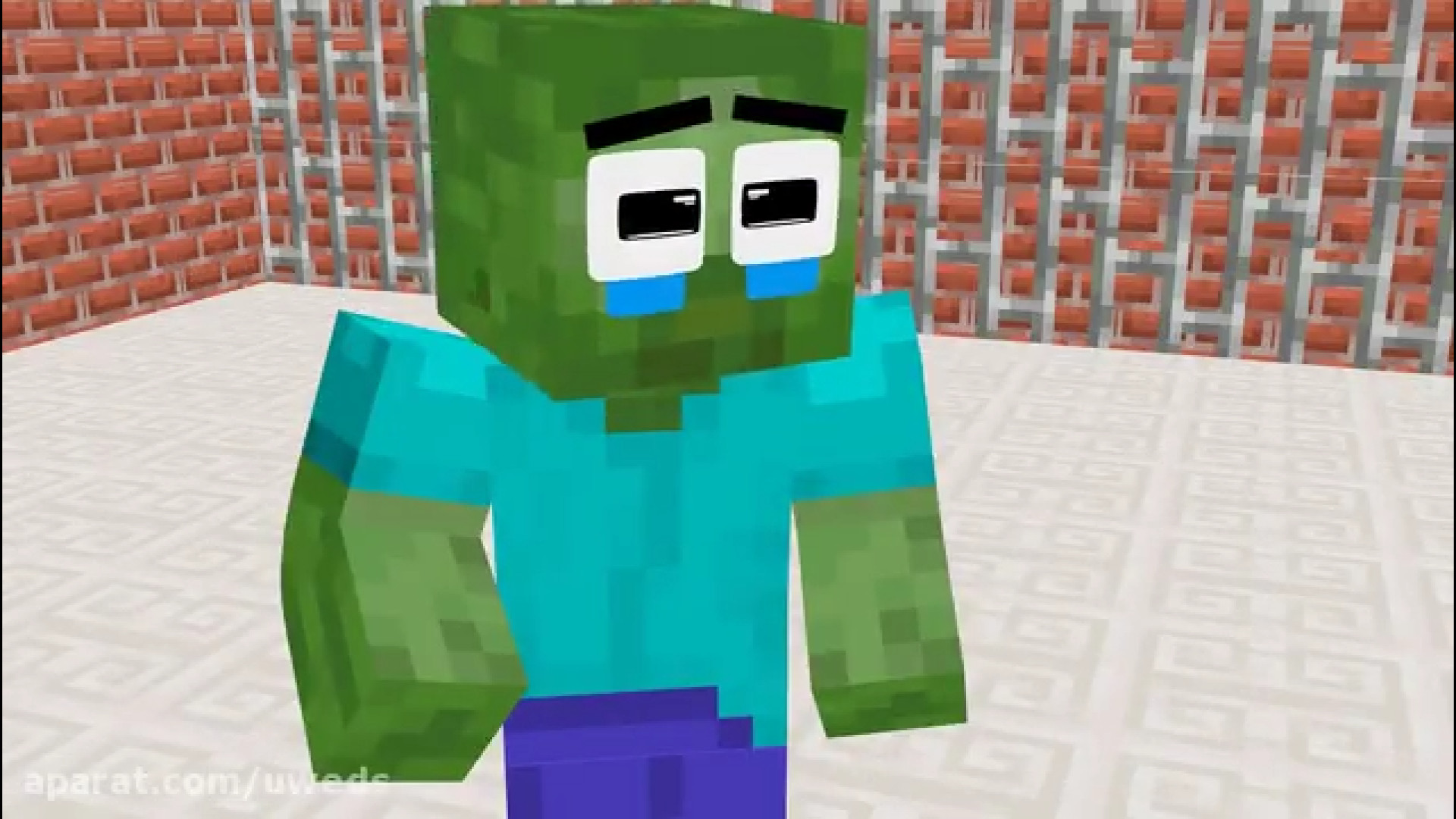 انیمیشن ماینکرافت داستان غمگین...