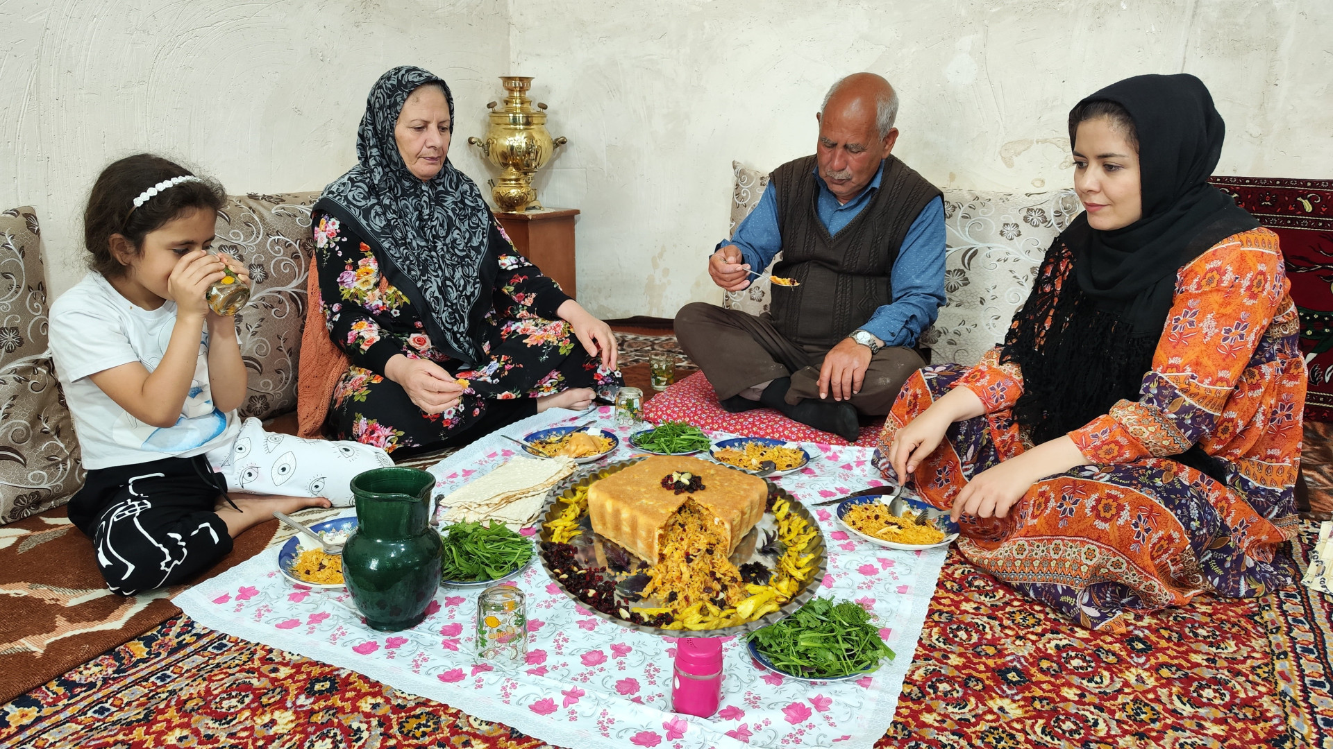 اولین بار پرده پلو درست کردم،...