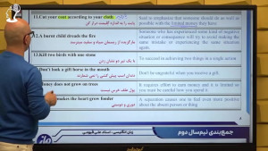 جمع بندی نیمسال دوم زبان دوازد...