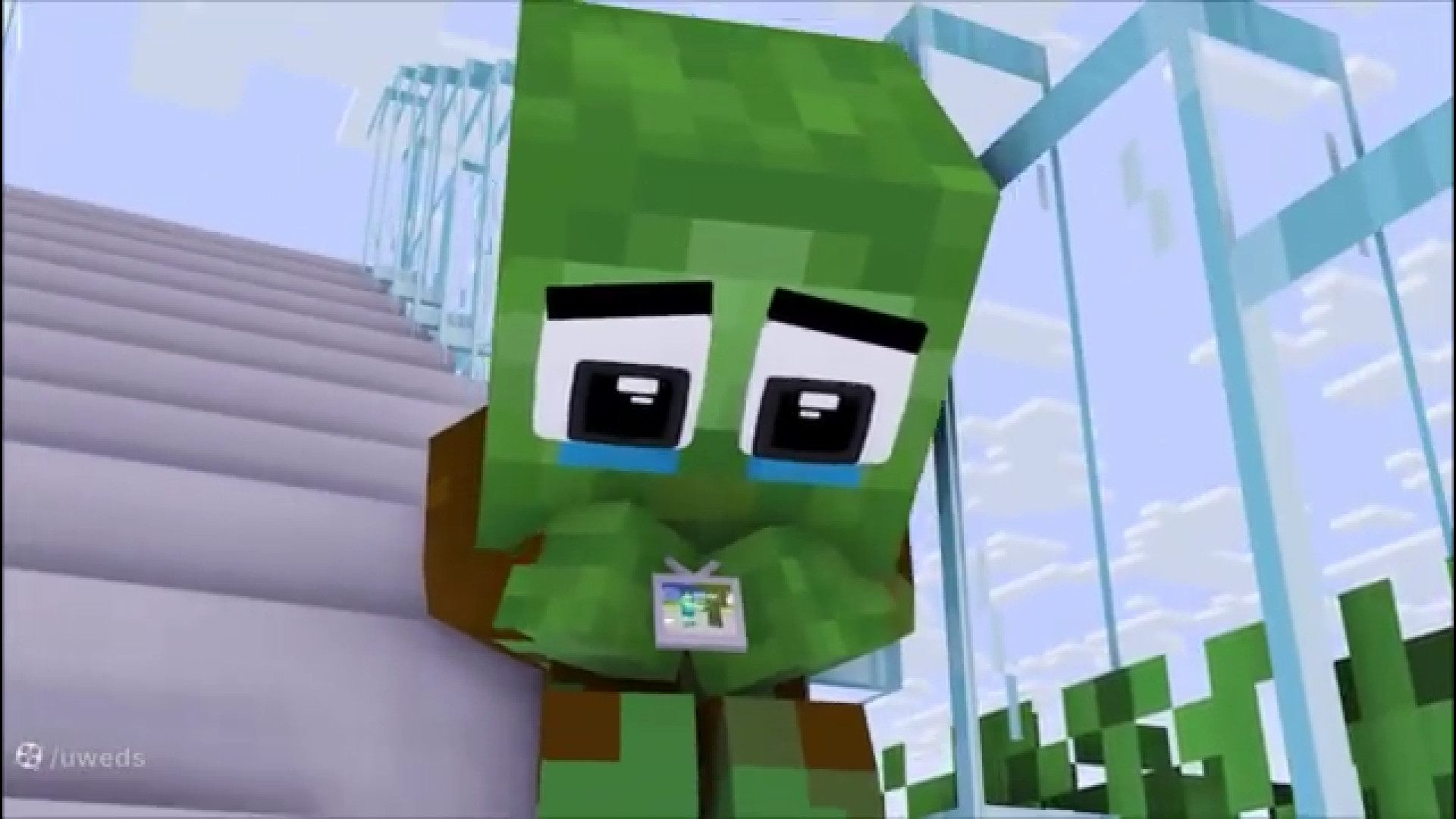 انیمیشن ماینکرافت داستان غمگین...