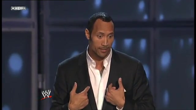 شوخی راک با جان سینا در هال آف...