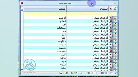 تعریف شهر(حسابداری یکپارچه زار...
