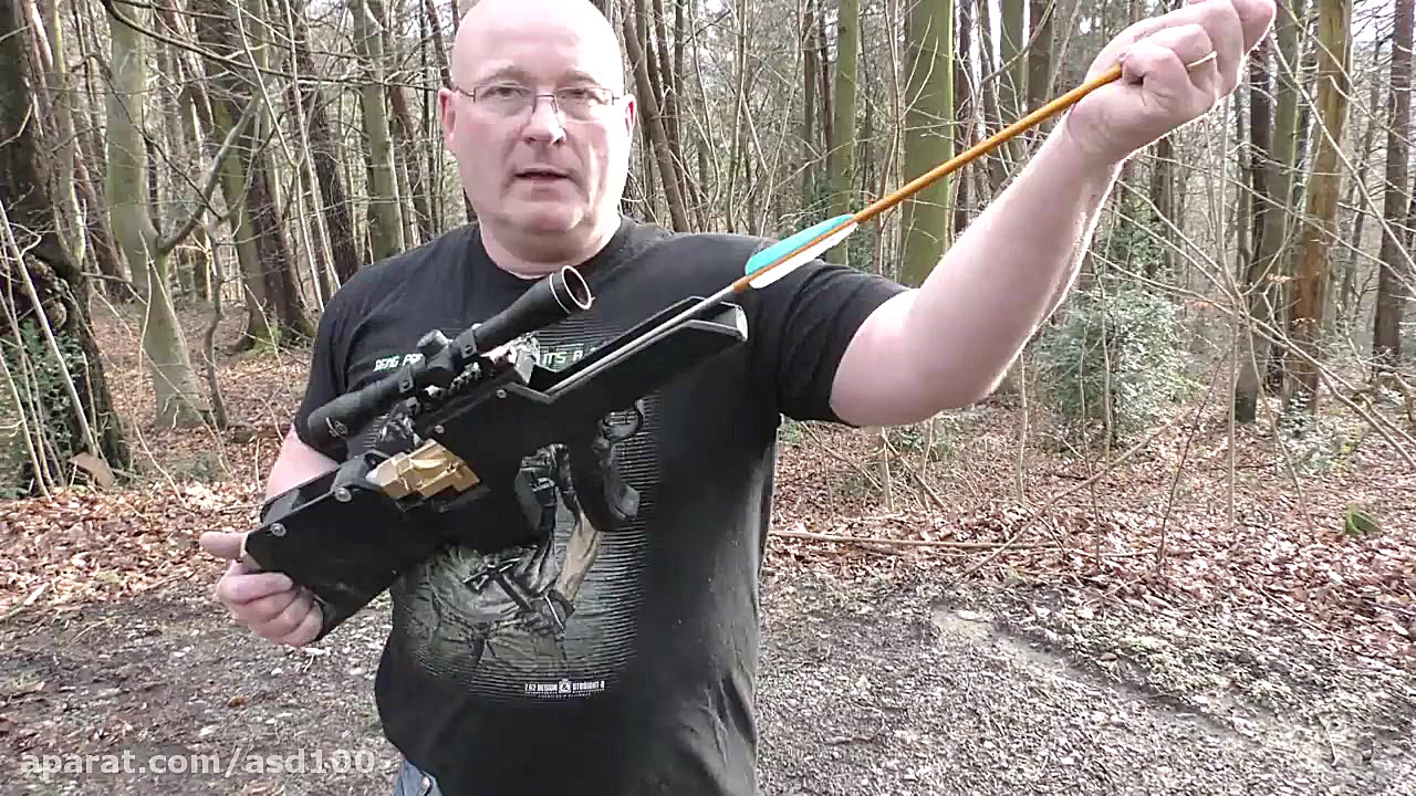 تفنگ بادی ابتکاری کمان بادی قد...