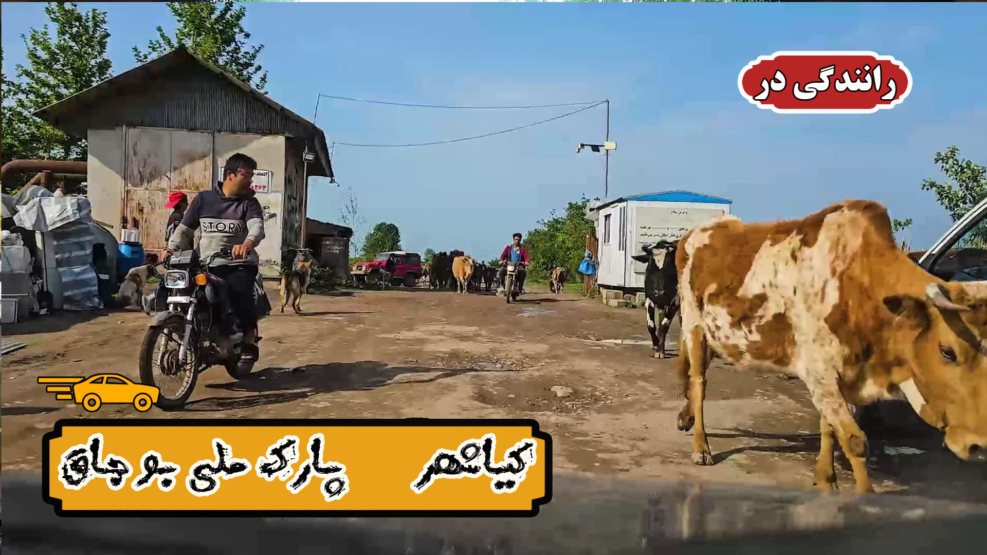 رانندگی از کیاشهر تا پارک ملی...