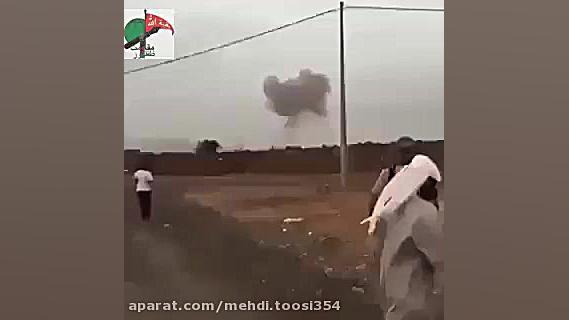 بمباران مواضع سعودی توسط پهباد...