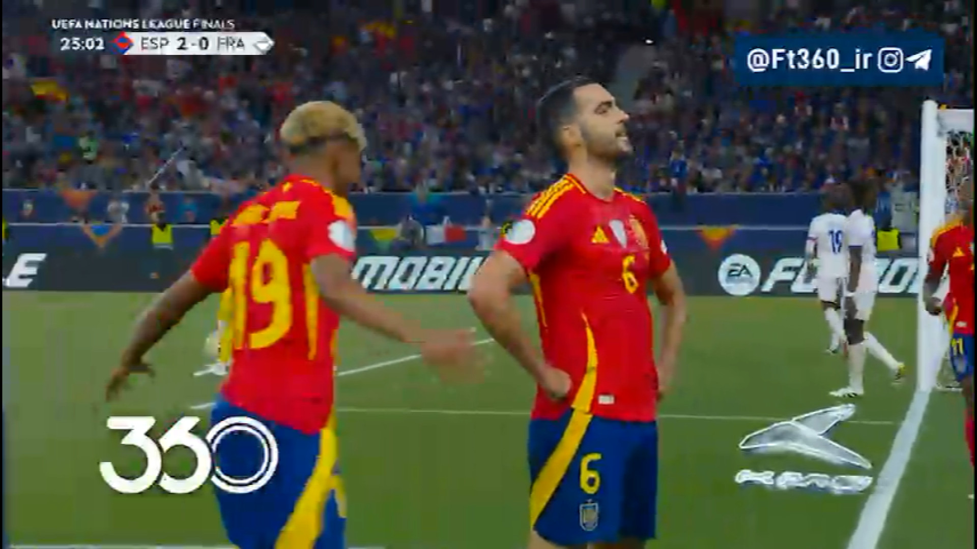 پاس گل دیدنی گل دوم اسپانیا به...