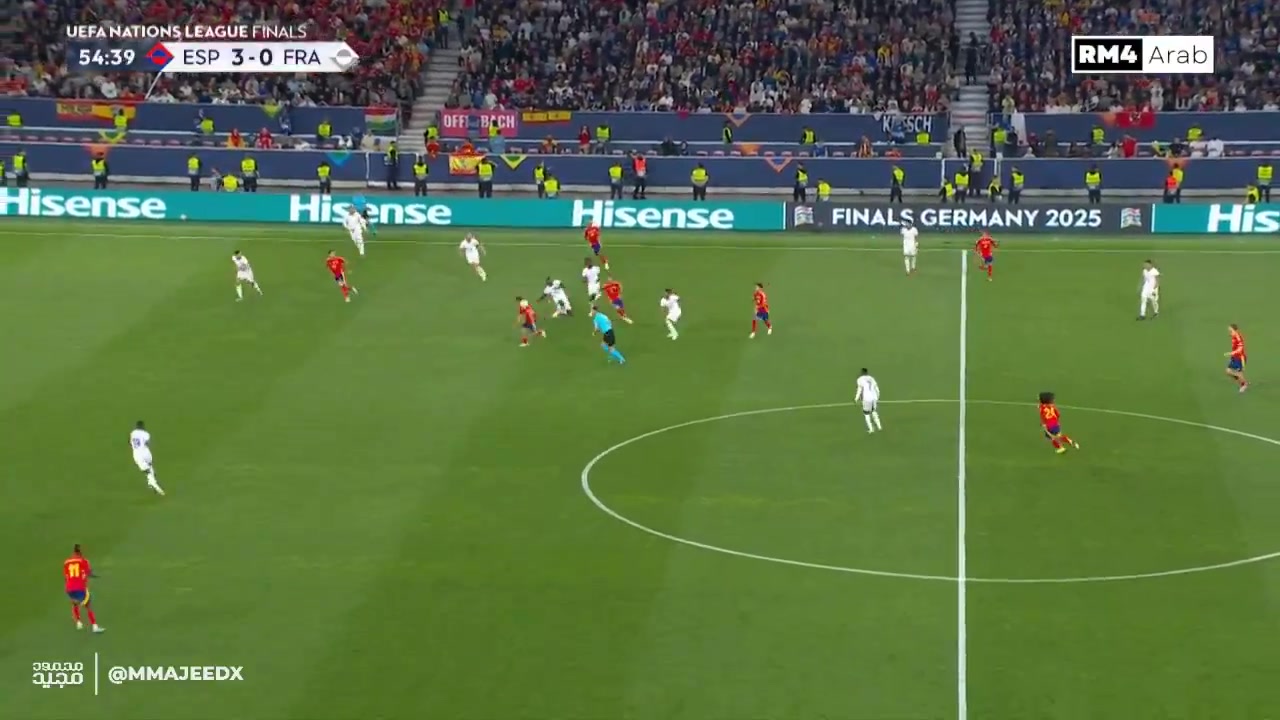 گل چهارم اسپانیا به فرانسه توس...
