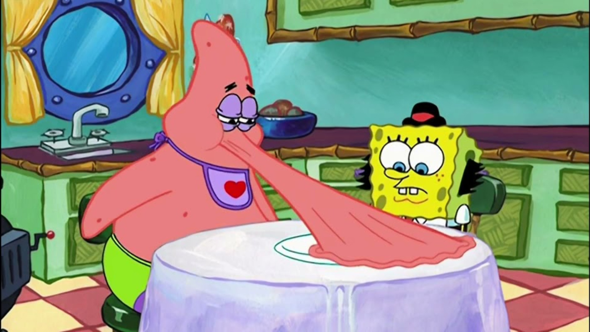 کارتون باب اسفنجی شلوار مکعبی؛...