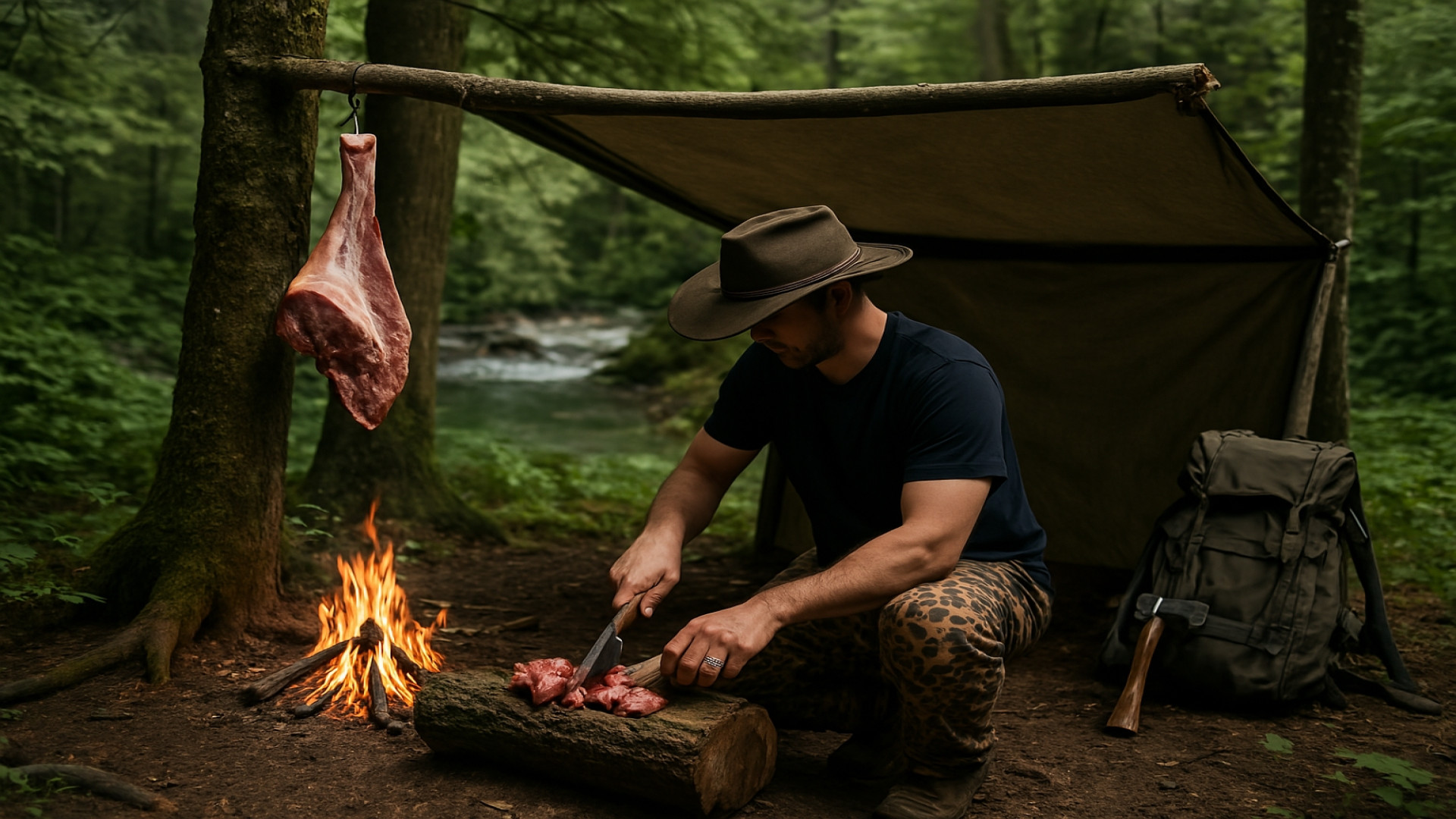 کمپینگ ۲ روزه بدون امکانات در...