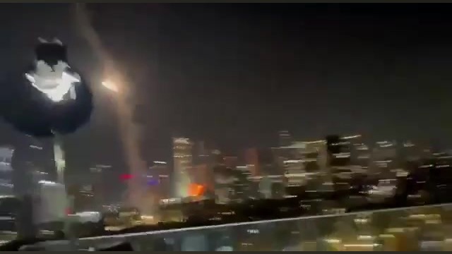 اصابت موشک ایرانی به مرکز تل آ...