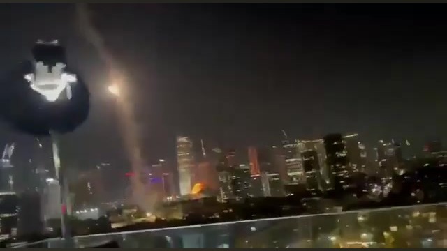 عجب اصابتی  لحظه اصابت از کنار...