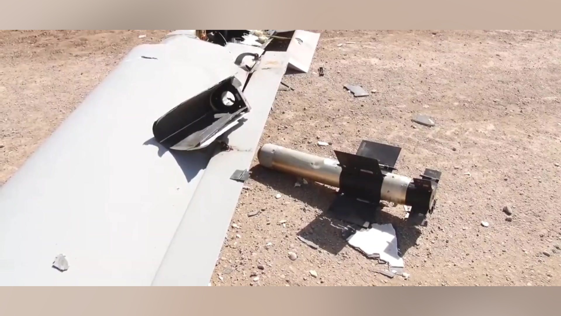 تصاویر جدید از پهپاد ساقط شده...