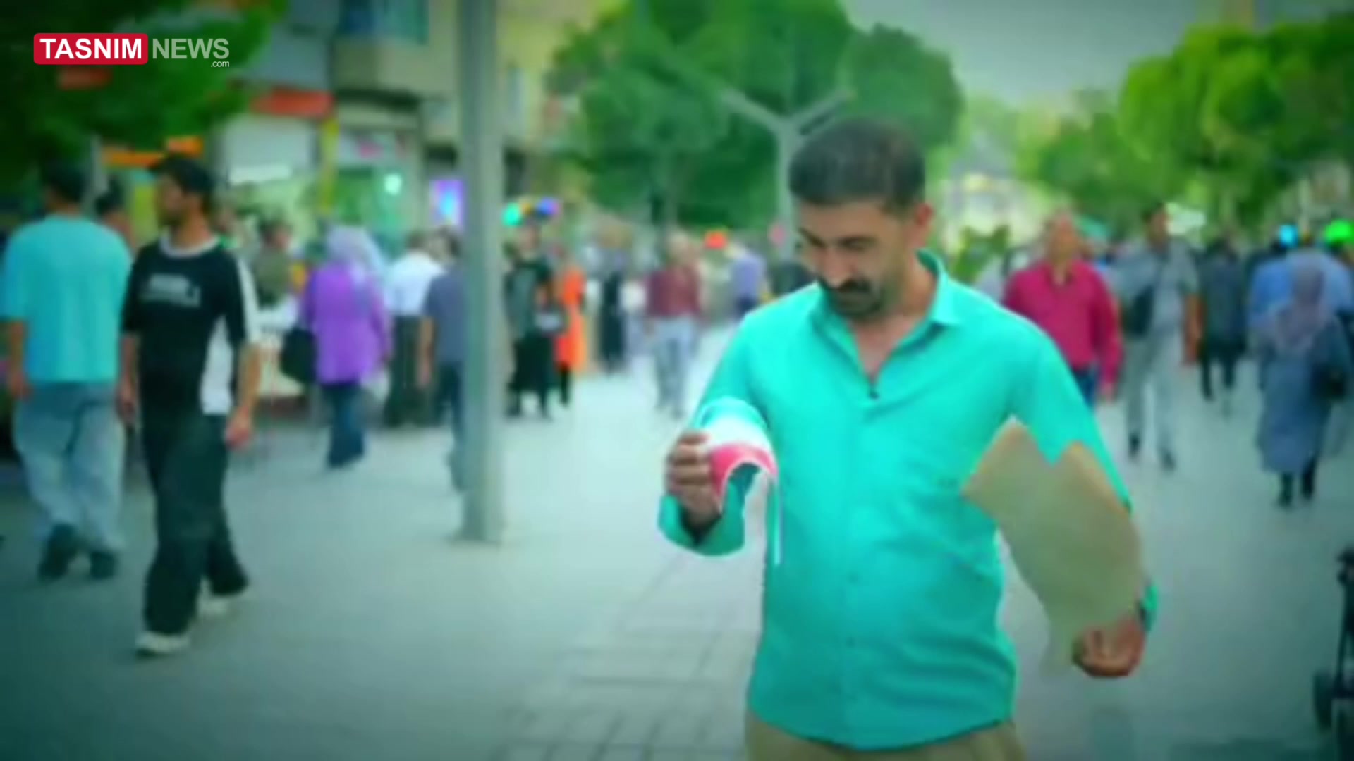 تجلی عشق به پرچم مقدس ایران اس...