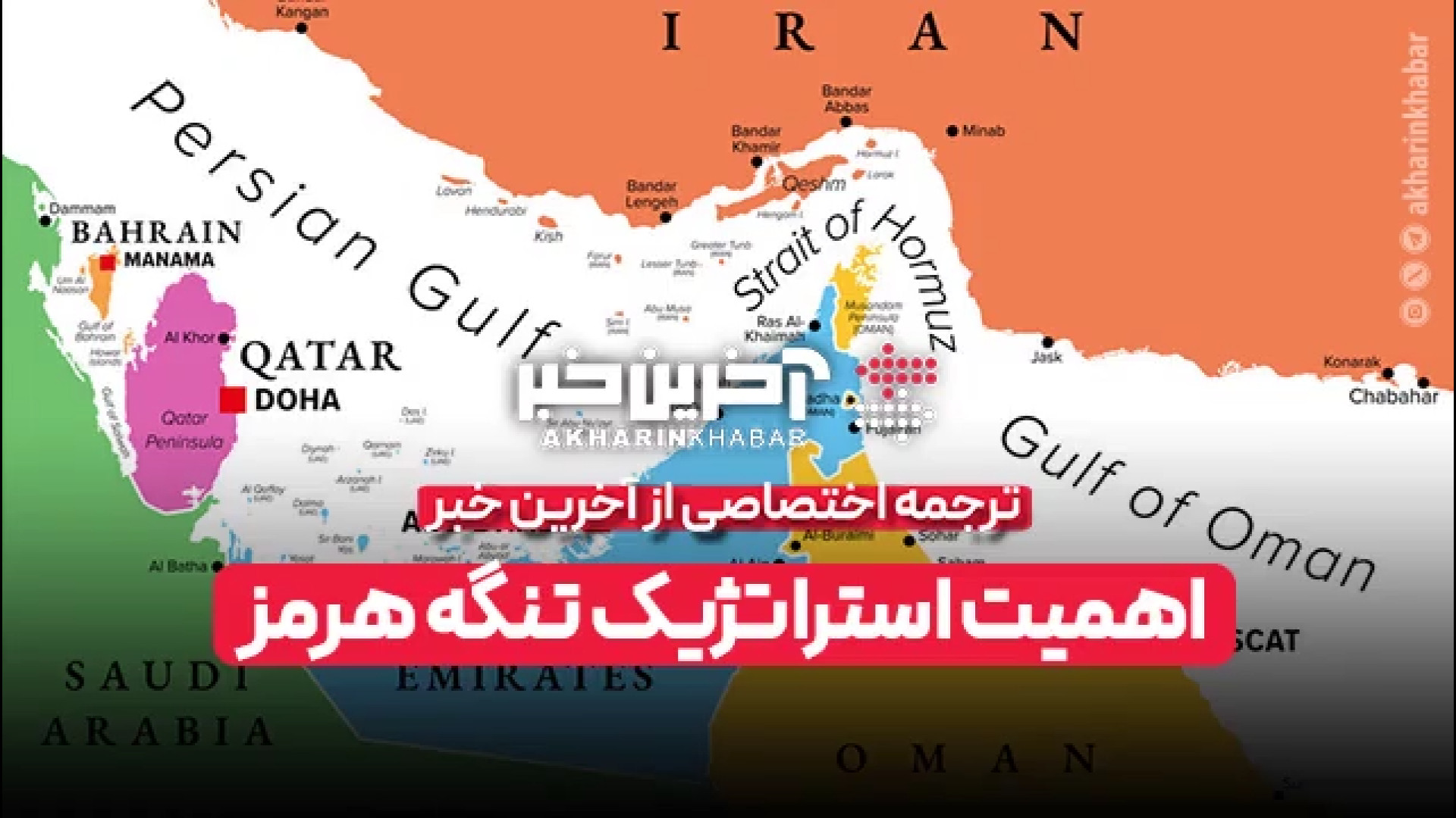 اهمیت استراتژیک تنگه هرمز