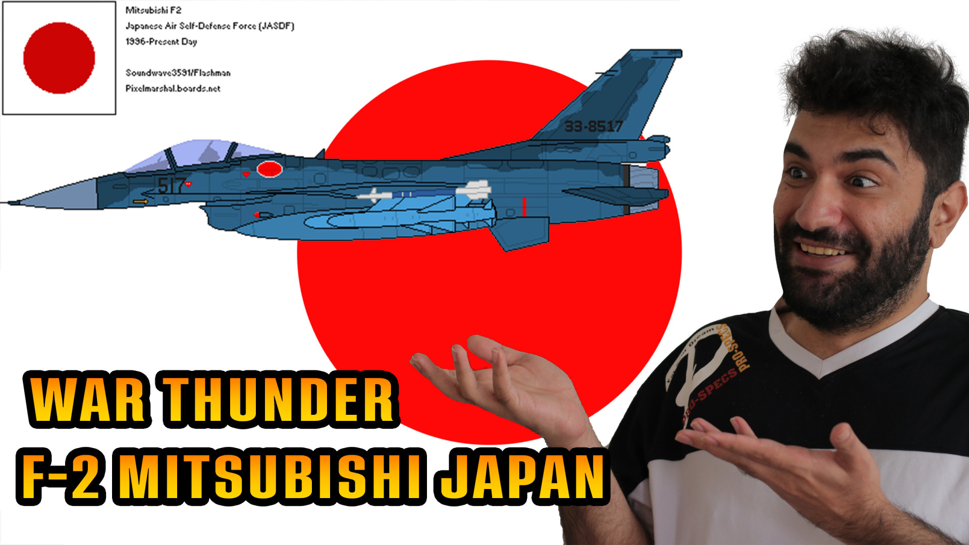 گیم پلی war thunder تست جنگنده F-2A JAPAN اف 2 ژاپن