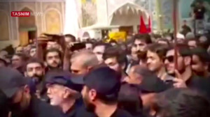 حضور سردار قاآنی در تشییع شهید...