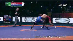 کشتی حسن یزدانی با دیوید تیلور...